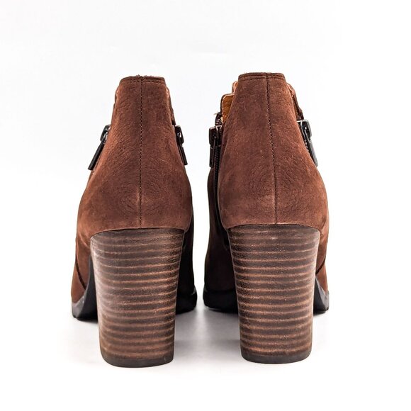 Lucky Brand Women Nyrima Soil Leather Summer Lug Sole Boots Size 11 - Picture 5 of 12